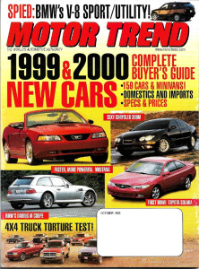 MOTOR TREND 1998 OCT - MUSTANG GT, JACKSON RACING